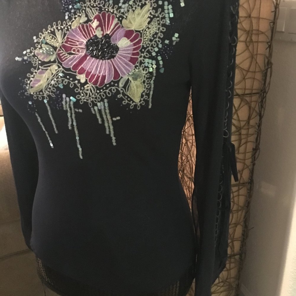 BEADED DISCO TOP - Picture 3 of 3
